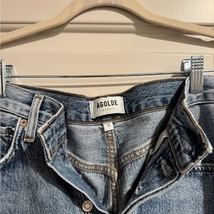 Agolde High Rise Blue Jeans
